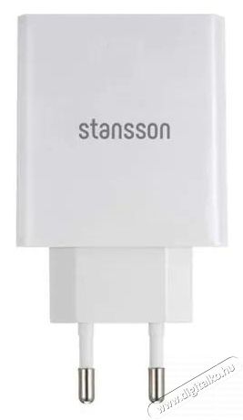 Stansson CH-200-W 2,1A univerzális fehér hálózati töltő Mobil / Kommunikáció / Smart - Mobiltelefon kiegészítő / tok - Hálózati-, autós töltő - 386033