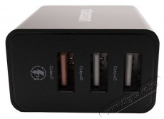 Stansson CH-300-BL 2,4A univerzális fekete hálózati gyorstöltő Mobil / Kommunikáció / Smart - Mobiltelefon kiegészítő / tok - Hálózati-, autós töltő - 386020