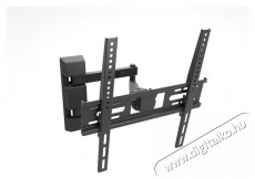 Stansson WM-100-B 23"-55" VESA 400x400 dupla karos dönthető - forgatható fali konzol Tv kiegészítők - Fali tartó / konzol - Fali tv tartó - 386000