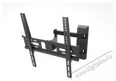 Stansson WM-100-B 23"-55" VESA 400x400 dupla karos dönthető - forgatható fali konzol Tv kiegészítők - Fali tartó / konzol - Fali tv tartó - 386000