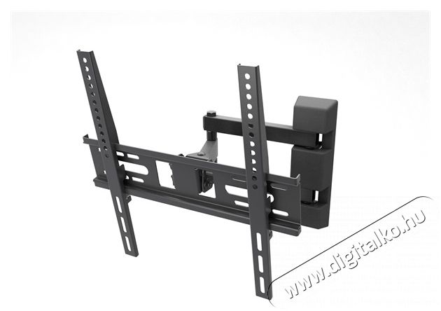 Stansson WM-100-B 23"-55" VESA 400x400 dupla karos dönthető - forgatható fali konzol Tv kiegészítők - Fali tartó / konzol - Fali tv tartó - 386000