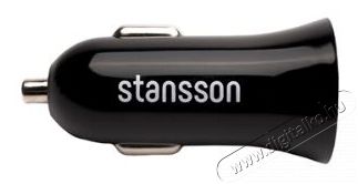 Stansson CH-100-BL 2,1A univerzális fekete autós töltő Autóhifi / Autó felszerelés - Autós töltő / szivargyújtó adapter - 386027