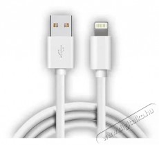 Stansson 2m Lightning kábel Mobil / Kommunikáció / Smart - Mobiltelefon kiegészítő / tok - Kábel / átalakító - 387135