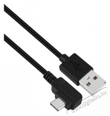 Stansson 50cm 90°-os Type-C USB 2.0 kábel Iroda és számítástechnika - Számítógép tartozék - USB kábel - 463438