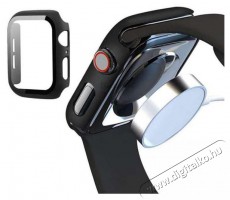 Stansson Apple Watch 7 41mm fekete védőtok üveggel Háztartás / Otthon / Kültér - Óra - Egyéb óra - 489093