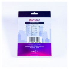 Stansson 3m HDMI 2.1 kábel Tv kiegészítők - Kábel / csatlakozó - Hdmi kábel - 499969