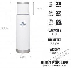 Stanley Thermosz Adventure To-Go 1 l Polar fehér Konyhai termékek - Edény - Termosz - 526212