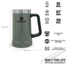 Stanley Adventure Series Vákuumos söröskorsó 700 ml - zöld Konyhai termékek - Edény - Termosz - 526176