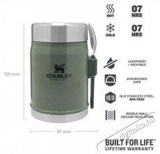 Stanley Ételtermosz kanállal/villával 400ml Konyhai termékek - Edény - Termosz - 526191