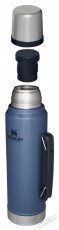 Stanley Legendary Classic 1l Hammertone Lake, kék termosz Konyhai termékek - Edény - Termosz - 526192