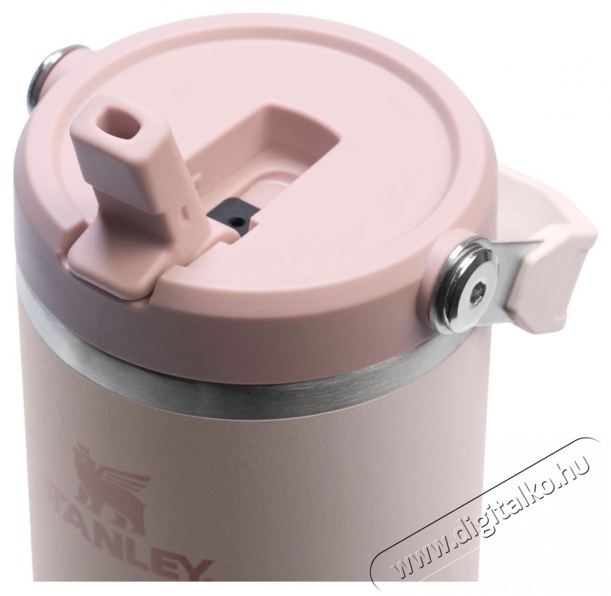 Stanley The IceFlow&trade; Flip Straw 2.0 Tumbler 890 ml, be&eacute;p&iacute;tett sz&iacute;v&oacute;sz&aacute;llal, Rose Quartz Konyhai term&eacute;kek - Ed&eacute;ny - Termosz - 526207