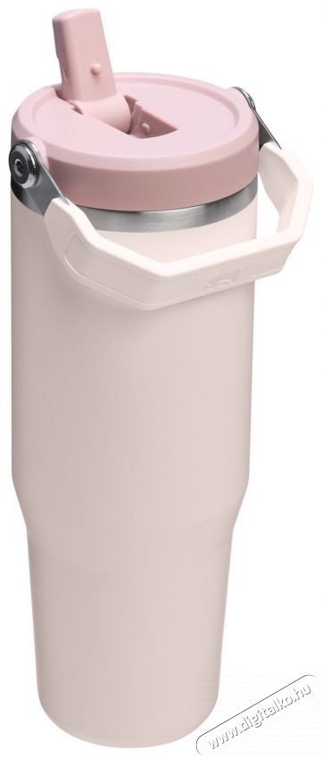 Stanley The IceFlow&trade; Flip Straw 2.0 Tumbler 890 ml, be&eacute;p&iacute;tett sz&iacute;v&oacute;sz&aacute;llal, Rose Quartz Konyhai term&eacute;kek - Ed&eacute;ny - Termosz - 526207