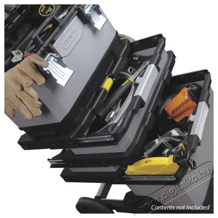 Stanley Kerekes t&aacute;rol&oacute; dobozok, 89x57x39 cm H&aacute;ztart&aacute;s / Otthon / K&uuml;lt&eacute;r - Szersz&aacute;m - Kieg&eacute;sz&iacute;tő, tartoz&eacute;k - 535755