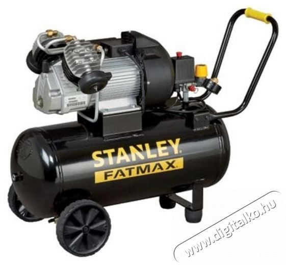 Stanley FatMax DV2400/10/50 Profi l&eacute;gkompresszor, 2200 W, 230 V, 3 LE, 356 l/perc l&eacute;g&aacute;raml&aacute;s, 10 bar maxim&aacute;lis nyom&aacute;s H&aacute;ztart&aacute;s / Otthon / K&uuml;lt&eacute;r - Szersz&aacute;m - Kompresszor - 537360