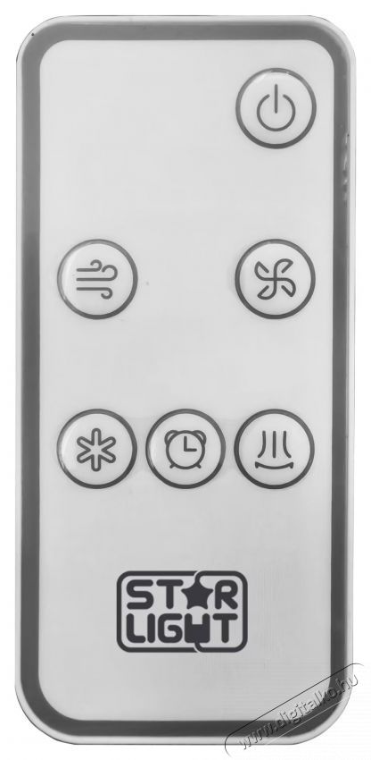 Star-Light VTS-002 toronyventil&aacute;tor, 60 W, oszcill&aacute;ci&oacute;, időz&iacute;tő, t&aacute;vir&aacute;ny&iacute;t&oacute;, belső hőm&eacute;rs&eacute;klet kijelző, feh&eacute;r/fekete H&aacute;ztart&aacute;s / Otthon / K&uuml;lt&eacute;r - Ventil&aacute;tor / L&eacute;gkondicion&aacute;l&oacute; - &Aacute;ll&oacute; / padl&oacute; ventil&aacute;tor - 534695