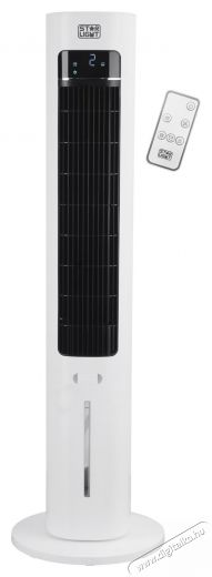 Star-Light VTS-002 toronyventil&aacute;tor, 60 W, oszcill&aacute;ci&oacute;, időz&iacute;tő, t&aacute;vir&aacute;ny&iacute;t&oacute;, belső hőm&eacute;rs&eacute;klet kijelző, feh&eacute;r/fekete H&aacute;ztart&aacute;s / Otthon / K&uuml;lt&eacute;r - Ventil&aacute;tor / L&eacute;gkondicion&aacute;l&oacute; - &Aacute;ll&oacute; / padl&oacute; ventil&aacute;tor - 534695