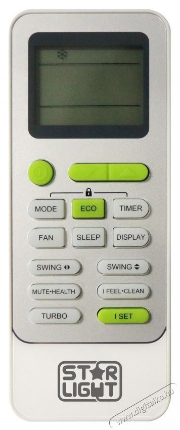 Star-Light ACT-12EAWF Kl&iacute;ma, 3D Air Flow, WiFi, 3D Inverter, 12000 BTU, Fűt&eacute;s funkci&oacute;, A++ energiaoszt&aacute;ly, Kijelző, Feh&eacute;r H&aacute;ztart&aacute;s / Otthon / K&uuml;lt&eacute;r - Ventil&aacute;tor / L&eacute;gkondicion&aacute;l&oacute; - Mobil kl&iacute;ma - 537365