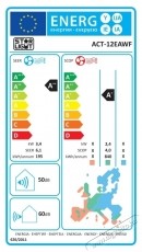 Star-Light ACT-12EAWF Kl&iacute;ma, 3D Air Flow, WiFi, 3D Inverter, 12000 BTU, Fűt&eacute;s funkci&oacute;, A++ energiaoszt&aacute;ly, Kijelző, Feh&eacute;r H&aacute;ztart&aacute;s / Otthon / K&uuml;lt&eacute;r - Ventil&aacute;tor / L&eacute;gkondicion&aacute;l&oacute; - Mobil kl&iacute;ma - 537365