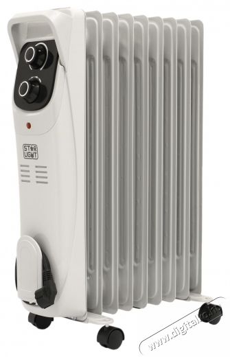 Star-Light YOH9 elektromos radi&aacute;tor, 2000W, 9 elem, 3 fokozat, biztons&aacute;gi termoszt&aacute;t, &aacute;ll&iacute;that&oacute; termoszt&aacute;t, 5 olajcsatorna, Sz&uuml;rke H&aacute;ztart&aacute;s / Otthon / K&uuml;lt&eacute;r - Fűt&eacute;s - Hősug&aacute;rz&oacute; / fűtőtest - 537370