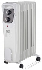 Star-Light YOH9 elektromos radi&aacute;tor, 2000W, 9 elem, 3 fokozat, biztons&aacute;gi termoszt&aacute;t, &aacute;ll&iacute;that&oacute; termoszt&aacute;t, 5 olajcsatorna, Sz&uuml;rke H&aacute;ztart&aacute;s / Otthon / K&uuml;lt&eacute;r - Fűt&eacute;s - Hősug&aacute;rz&oacute; / fűtőtest - 537370