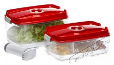 STATUS 178631 nagy vákuumos tárolódoboz készlet, piros - Konyhai termékek - Egyéb / Konyhai kiegészítő - 530129