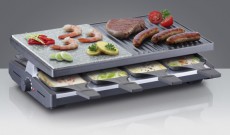 Steba RC58 Raclette + kőlap + fém grill Konyhai termékek - Konyhai kisgép (sütés / főzés / hűtés / ételkészítés) - Kontakt grill sütő / sütőlap - 280664