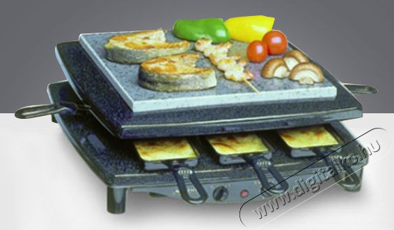 Steba RC 3 plus Raclette + kőlap + fém grill Konyhai termékek - Konyhai kisgép (sütés / főzés / hűtés / ételkészítés) - Kontakt grill sütő / sütőlap - 280636