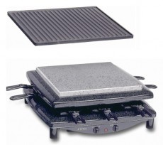 Steba RC 3 plus Raclette + kőlap + fém grill Konyhai termékek - Konyhai kisgép (sütés / főzés / hűtés / ételkészítés) - Kontakt grill sütő / sütőlap - 280636
