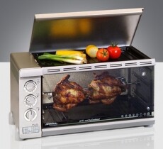 Steba G80 mini BBQ és grillsütő Konyhai termékek - Sütő-főzőlap, tűzhely (szabadonálló) - Mini sütő / mini grill / mini konyha - 280640
