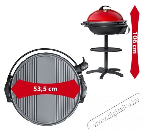 Steba VG 400 Elektromos grill, BBQ grill Háztartás / Otthon / Kültér - Kültér / kerti termék / grill - Kerti grill - 280661