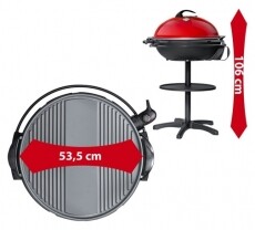 Steba VG 400 Elektromos grill, BBQ grill Háztartás / Otthon / Kültér - Kültér / kerti termék / grill - Kerti grill - 280661