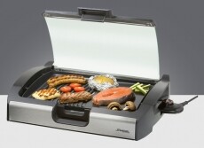 Steba VG200 BBQ Grill üveg fedéllel Konyhai termékek - Konyhai kisgép (sütés / főzés / hűtés / ételkészítés) - Kontakt grill sütő / sütőlap - 280657