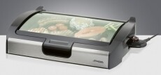 Steba VG200 BBQ Grill üveg fedéllel Konyhai termékek - Konyhai kisgép (sütés / főzés / hűtés / ételkészítés) - Kontakt grill sütő / sütőlap - 280657