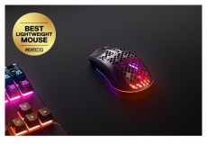 STEELSERIES Aerox 3 (2022) Onyx wireless fekete optikai gamer egér Iroda és számítástechnika - Egér - Vezeték nélküli egér - 396012