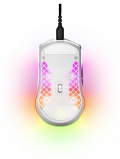 STEELSERIES Aerox 3 (2022) Snow fehér optikai gamer egér Iroda és számítástechnika - Egér - Vezetékes egér - 396049