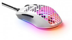 STEELSERIES Aerox 3 (2022) Snow fehér optikai gamer egér Iroda és számítástechnika - Egér - Vezetékes egér - 396049