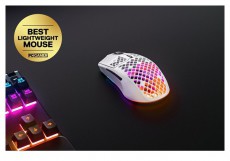 STEELSERIES Aerox 3 (2022) Snow wireless fehér optikai gamer egér Iroda és számítástechnika - Egér - Vezeték nélküli egér - 396014