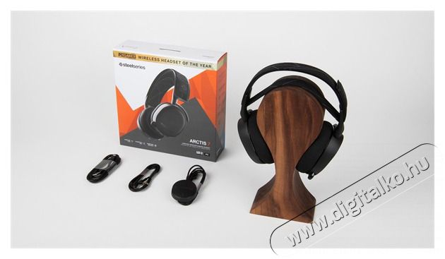 STEELSERIES Arctis 7+ fekete vezet&eacute;k n&eacute;lk&uuml;li gamer headset Audio-Video / Hifi / Multim&eacute;dia - F&uuml;l &eacute;s Fejhallgat&oacute;k - F&uuml;lhallgat&oacute; mikrofonnal / headset - 416050