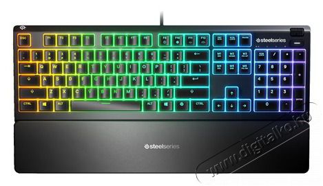 STEELSERIES Apex 3 UK fekete gamer billentyűzet Iroda és számítástechnika - Billentyűzet / billentyűzet szett - Vezetékes - 440373