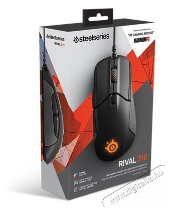 STEELSERIES Rival 310 fekete optikai gamer eg&eacute;r Iroda &eacute;s sz&aacute;m&iacute;t&aacute;stechnika - Eg&eacute;r - Vezet&eacute;kes eg&eacute;r - 440674