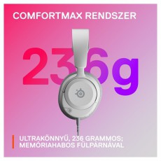 STEELSERIES Arctis Nova 1 gamer headset - Fehér Audio-Video / Hifi / Multimédia - Fül és Fejhallgatók - Fejhallgató mikrofonnal / headset - 457493