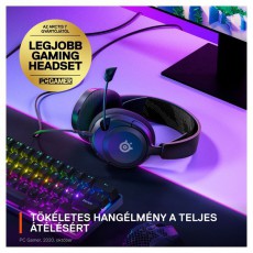 STEELSERIES Arctis Nova 1 gamer headset - Fekete Audio-Video / Hifi / Multimédia - Fül és Fejhallgatók - Fejhallgató mikrofonnal / headset - 457492
