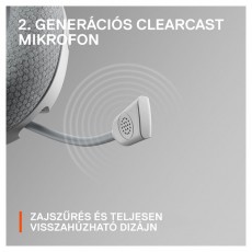 STEELSERIES Arctis Nova 1P fehér gamer headset Audio-Video / Hifi / Multimédia - Fül és Fejhallgatók - Fejhallgató mikrofonnal / headset - 457495
