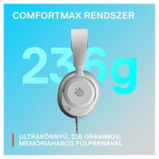 STEELSERIES Arctis Nova 1P fehér gamer headset Audio-Video / Hifi / Multimédia - Fül és Fejhallgatók - Fejhallgató mikrofonnal / headset - 457495
