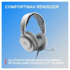 STEELSERIES Arctis Nova 1P fehér gamer headset Audio-Video / Hifi / Multimédia - Fül és Fejhallgatók - Fejhallgató mikrofonnal / headset - 457495