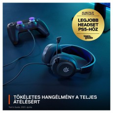STEELSERIES Arctis Nova 1P fekete gamer headset Audio-Video / Hifi / Multimédia - Fül és Fejhallgatók - Fejhallgató mikrofonnal / headset - 457494
