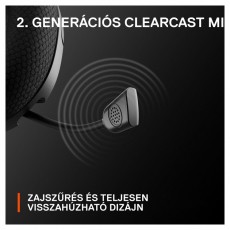 STEELSERIES Arctis Nova 1P fekete gamer headset Audio-Video / Hifi / Multimédia - Fül és Fejhallgatók - Fejhallgató mikrofonnal / headset - 457494