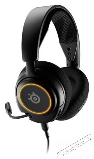 STEELSERIES Arctis Nova 3 fekete gamer headset Audio-Video / Hifi / Multimédia - Fül és Fejhallgatók - Fejhallgató mikrofonnal / headset - 457496