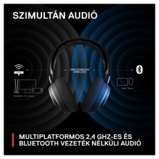 STEELSERIES Arctis Nova 7 vezeték nélküli fekete gamer headset Audio-Video / Hifi / Multimédia - Fül és Fejhallgatók - Fejhallgató mikrofonnal / headset - 457497