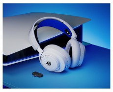 STEELSERIES Arctis Nova 7P vezeték nélküli fehér gamer headset Audio-Video / Hifi / Multimédia - Fül és Fejhallgatók - Fejhallgató - 497157